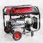 3500 4000watt 7hp 100% Copper Wire Electric Start Portable Generator With Wheel Kit Gasoline Powered