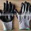13G HPPE Liner Nitrile Cut Resistant Nitrile Gloves
