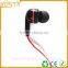 Promotional comfortable communication wholesale fancy flat wired earphones earbuds