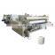 High speed machine for production of toilet roll paper