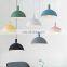 Nordic minimalist macarons Aluminum pendant light for decorate