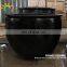 Special large chinese black glazed ceramic garden flower pots and planters