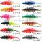Wholesale Colorful Hot Selling 10pcs 5cm Fishing Needle tail soft bait