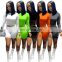 2020 fashionable summer women, clothing 4colors 3xl crop top Tshirt with shorts two piece outfit 2 piece short set/