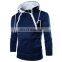 Custom-made men's cotton polyester pure white Zipper pullover Hoodie men's hoodie wholesale