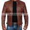 Wholesale custom Men's Leather Jacket For Biker Distressed Genuine Lambskin Top Quality Material - Wholesale Price