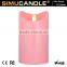dancing flame led candle in candles with USA and EU patent with Timer & Remote control