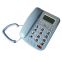 Caller ID Corded Telephone with Shinny Surface & Bottom Supporter