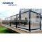 Hot sale square pipe glass balcony railing designs