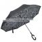 2021 New Style Inverted Umbrella Smart Reverse Upside Down Inverted Umbrella Double Layer