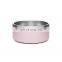 Wholesale non slip stainless steel pet bowl/cat food bowl pet /cat bowl with rubber base Stainless Steel food bowl for pets