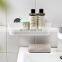 Strong And Long Lasting Adhesive Wall Mounted No Drilling ABS Plastic Bathroom Shower Accessory Storage Shelf Rack