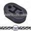 3 pcs Double Holes Rubber Reinforced Muffler Exhaust Hanger Bushing Exhaust Rubber Mountings