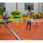 Outdoor giant inflatable soccer field playground inflatable soap football field