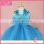 Court style handmade girls dress with butterfly paillette decoration