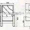 elegant aduitorium chair for hall HJ8012A-L