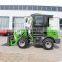 4wd mini ZL08 0.8 ton yard garden wheel loader radlader telescopic wheel loader with fork for sale