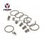 China Wholesale Curtain Rod Accessories Metal Drapery Hooks Window Shower Curtain Rings Hanging Clips