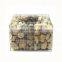 Gabion cage with the pebbles for wall