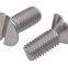 Standard Slotted Head Screw , Zinc Plated Stainless Steel Slotted Countersunk Screw