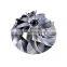 Investment casting steel turbo compressor wheel for turbocharger