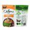 Custom reusable ziplock aluminum foil chips packaging bag kraft paper stand up kid pouch snack bag for idle food