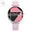 SHENGKE Creative Ladies Watch Original Design Two-tone Dial Leather Band Japan Quartz Watches Custom Logo OEM K0072L-A