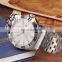 SINOBI Charming Men's Watch 316L Stainless Steel Case & Band Rotation Bezel Calendar Luminous Pointer Quartz Movement 1242G