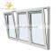 water proof modern white double glass tilt and turn aluminum window with inward blinds used for apartment