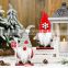 2022 New Christmas Wooden Santa Claus Ornaments Standing Desktop Decorations Christmas Xmax Ornament