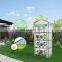 4-Tier Outdoor Mini Small Garden Greenhouses Grow Tent  with Zippered Cover and Metal Shelves