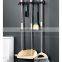 Wall Mounted Hanging Broom Display Plastic Drying Triangle Mop Holder Storage Rack Hook