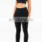 Customized Ribbed U Back Bra High Waist Leggings Two Piece Gym Set Suit Women Workout Sports Fitness Training Wear Yoga Set.