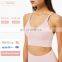 Wholesale Women's Workout Plus Size Sports Bras High Impact Cross Back Sling Strap Yoga Bra Top