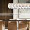 Modern Classic K9 Crystal Square Pendants Chandelier Lighting fixture For Living Room Dining Room Kitchen Island Foyer Lobby
