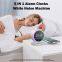 Hot Selling Rgb LED Night light Portable Wireless Charger Alarm Clock White Noise Machine Bluetooth Speaker