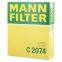 Filtro original genuíno MANN para cabine e motor do carro C2074 13780-81AU0 para SUZUKI
