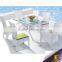 outdoor plastic resin wicker rattan watr proof bar table and chairs furniture