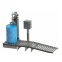 Auto 1000L Container IBC Filling Equipment Weighing With Roller Conveyor