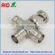 Right angle BNC male to female adaptor connector for CCTV Camera