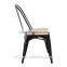 MCH-1508-6 Industrial chairs with wooden seat for cafes                        
                                                Quality Choice