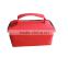 top carry handle zippered insulated food delivery lunch bag
