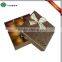 Print luxury cardboard dubai chocolate gift box with paper tray