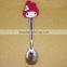 china supplier cheap steel spoon with rubber cap