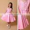 Pink Embroidery Baby Dress Kids Fashion Dresses Latest Dress Designs