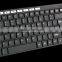 Slim multimedia USB wired keyboard with customized color and layout language
