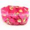 Cotton Fabric Golden Polka-dots Bow Headbands - Foil Gold Wide Elastic Knitted Headwraps