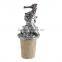 Zinc Alloy Painted Custom Novelty Seahorse Wine Bottle Stopper