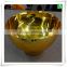 Decoration vacuum formed ABS gold christmas bowls