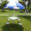 Folding Aluminum Picnic/Camping Table with 4 Stools